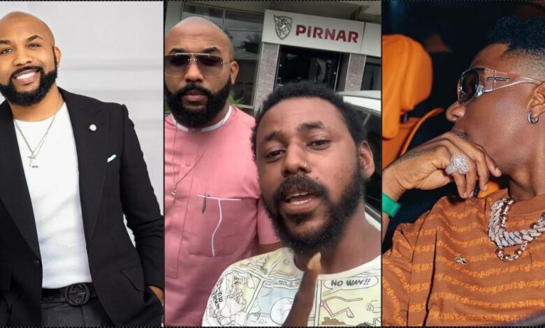 Check out reaction of Banky W as fan describes him as