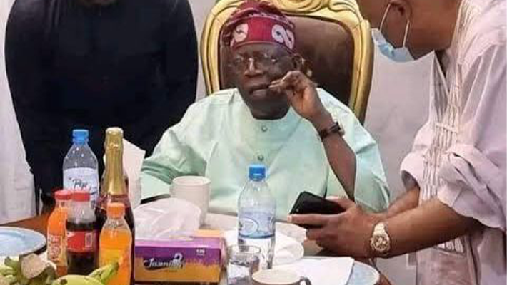 TINUBU WITH TOOTHPICK