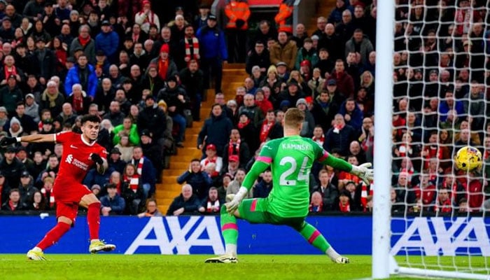 Luis Diaz has scored six Premier League goals this season. — AFP